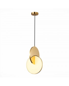 SL6107.203.01 Светильник подвесной ST-Luce Золотистый/Белый Золотистый LED 1*14W 3000K Eclisse-foto3
