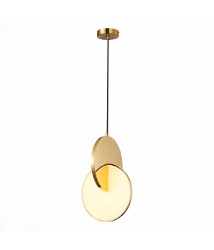 SL6107.203.01 Светильник подвесной ST-Luce Золотистый/Белый Золотистый LED 1*14W 3000K Eclisse-foto3