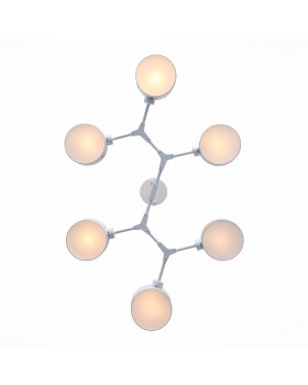 SLE183502-06 Люстра потолочная Белый/Белый E14 6*60W GIMENTO-foto10