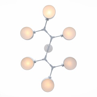 SLE183502-06 Люстра потолочная Белый/Белый E14 6*60W GIMENTO-foto10