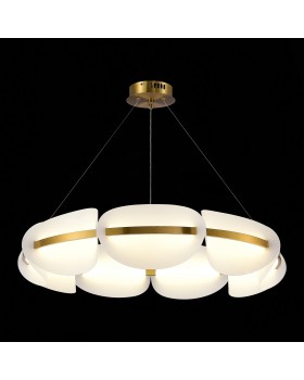 SL1304.203.56 Люстра подвесная ST-Luce Золотистый/Белый LED 1*56W 3000K ETOILE-foto4