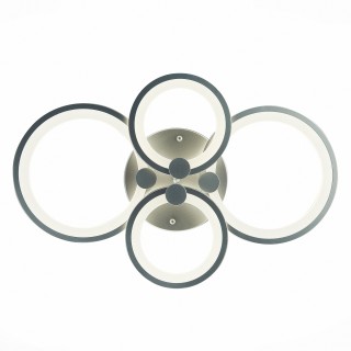 SLE200392-04 Светильник потолочный Серебристый/Белый LED 1*100W 3000-6000K LETO-foto5