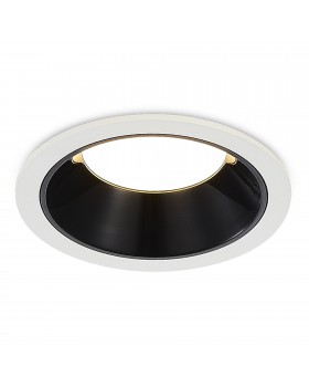 ST755.448.07 Св-к встр. Черный LED 1*7W 4000K 630Lm Ra80 120° IP20 D85xH45 100-240V Встраиваемые светильники