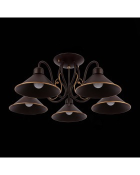 SLE120402-05 Люстра потолочная Темно-коричневый/Черный E27 5*60W CIOLLA-foto8
