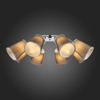 SLE103002-08 Люстра потолочная Хром/Черный E14 8*40W MALEONTE-foto12