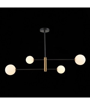 SLE220103-04 Светильник подвесной Черный, Бронза/Белый G9 4*5W ARCOLA-foto5