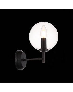 SL424.401.01 Бра Черный/Прозрачный E14 1*40W ROSELLO-foto6