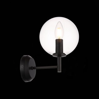 SL424.401.01 Бра Черный/Прозрачный E14 1*40W ROSELLO-foto6