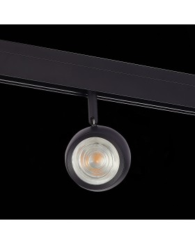ST355.446.10 Магнитный трековый светильник Черный LED 1*10W 4000K 470Lm Ra>80 36° IP20 L120xW50xH176 48V SKYLINE 48-foto4