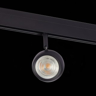 ST355.446.10 Магнитный трековый светильник Черный LED 1*10W 4000K 470Lm Ra>80 36° IP20 L120xW50xH176 48V SKYLINE 48-foto4