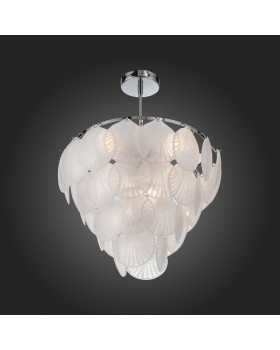 SLE104102-06 Люстра потолочная Хром/Белый E14 6*60W CHILLE-foto5