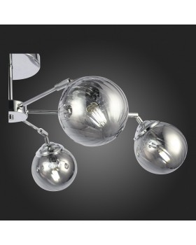 SLE102202-06 Люстра потолочная Хром/Дымчатый E14 6*40W FASIA-foto8