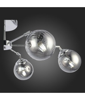 SLE102202-06 Люстра потолочная Хром/Дымчатый E14 6*40W FASIA-foto8