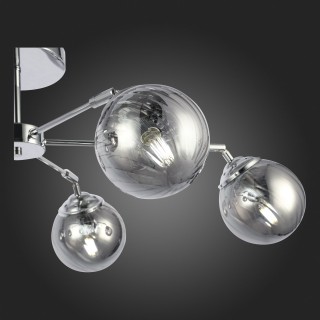 SLE102202-06 Люстра потолочная Хром/Дымчатый E14 6*40W FASIA-foto8