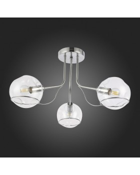 SLE102502-03 Люстра потолочная Хром/Прозрачный E14 3*40W BACA-foto8