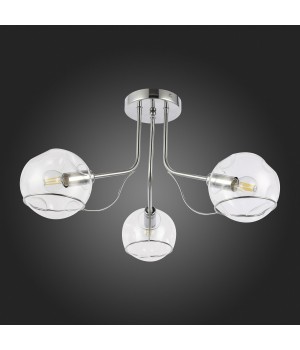 SLE102502-03 Люстра потолочная Хром/Прозрачный E14 3*40W BACA-foto8