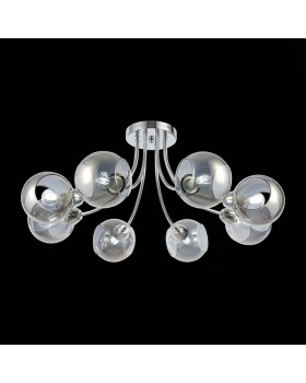 SLE102102-08 Люстра потолочная Хром/Дымчатый E14 8*40W RELOTTE-foto4