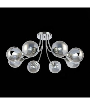 SLE102102-08 Люстра потолочная Хром/Дымчатый E14 8*40W RELOTTE-foto4