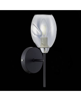 SLE155511-01 Бра Черный, Хром/Дымчатый E14 1*40W GLOA-foto4