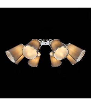 SLE103002-08 Люстра потолочная Хром/Черный E14 8*40W MALEONTE-foto6