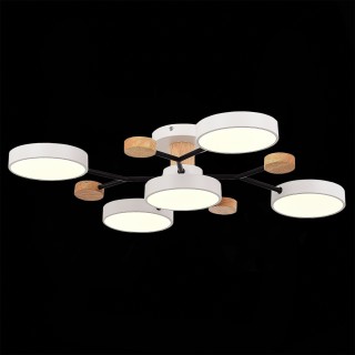 SLE6006-502-05 Светильник потолочный Белый/Белый LED 5*12W 3000K/4500K/6000K FAEMA-foto6