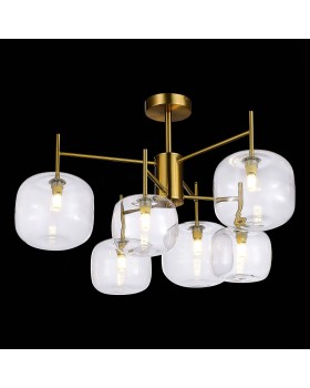 SL1049.302.06 Люстра потолочная ST-Luce Латунь/Прозрачный G9 6*5W FINN-foto4