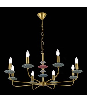 SLE1117-203-08 Люстра подвесная Золотистый E14 8*40W ATTIC-foto6