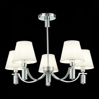 SLE111303-05 Люстра подвесная Хром/Белый E14 5*40W MONZA-foto4