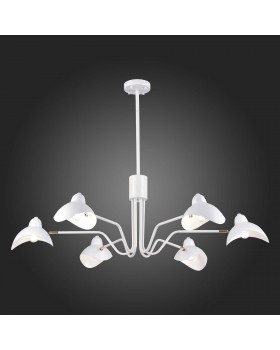 SL1801.513.06 Люстра подвесная ST-Luce Белый/Белый E14 6*60W MINNE-foto5