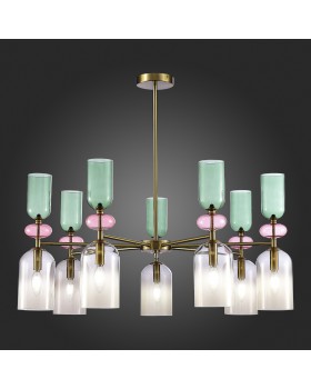 SL2000.202.07 Люстра потолочная ST-Luce Золотистый/Дымчатый E14 7*40W GEA-foto6