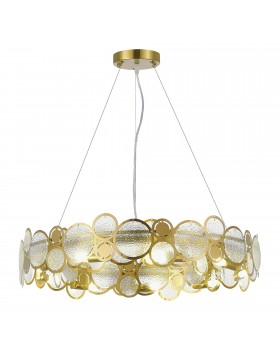 SL6133.303.09 Светильник подвесной ST-Luce Латунь/Прозрачный G9 9*5W 4000K SWATCH