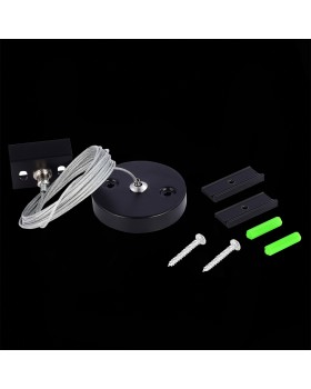 ST030.409.22 Тросовый подвес для трехфазного шинопровода ST-Luce Черный Трехфазная трековая система-foto2