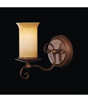SL122.301.01 Бра Коричневый/Янтарный E14 1*60W ANCORA-foto2