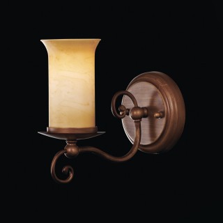 SL122.301.01 Бра Коричневый/Янтарный E14 1*60W ANCORA-foto2