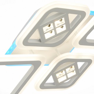 SLE500052-04RGB Светильник потолочный Белый/Белый LED 1*112W RGB 8W 3000-6000K MARLIN-foto5