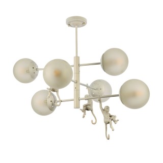 SLE115103-06 Люстра потолочная Белый/Белый E14 6*60W TENATO-foto2