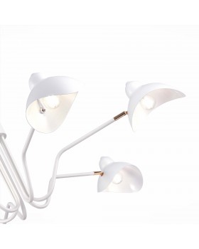 SL1801.513.06 Люстра подвесная ST-Luce Белый/Белый E14 6*60W MINNE-foto3