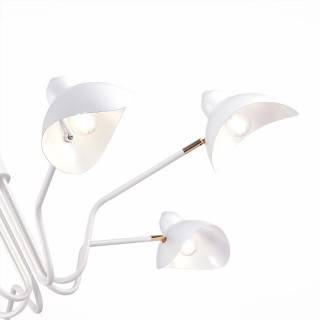 SL1801.513.06 Люстра подвесная ST-Luce Белый/Белый E14 6*60W MINNE-foto3