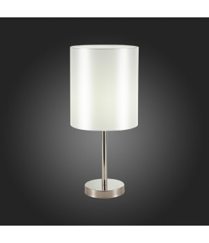SLE107304-01 Прикроватная лампа Никель/Белый E14 1*40W NOIA-foto5