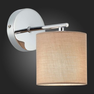 SLE300611-01 Бра Хром/Бежевый E14 1*40W ESSENZA-foto4