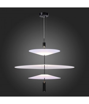 SL6101.423.01 Люстра подвесная ST-Luce Черный/Белый LED 1*15W 3000K Isola-foto6