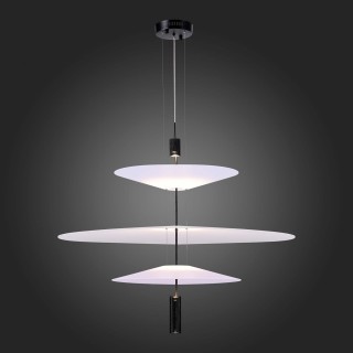 SL6101.423.01 Люстра подвесная ST-Luce Черный/Белый LED 1*15W 3000K Isola-foto6