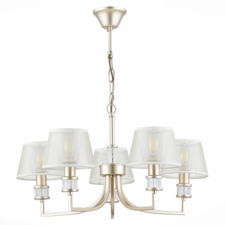 SLE107503-05 Люстра подвесная Золотистый/Шампань E14 5*40W MANILA-foto2