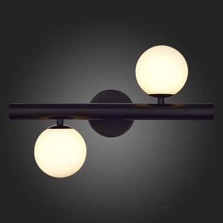 SL1185.401.02 Бра ST-Luce Черный/Белый G9 2*5W ASOLO-foto4