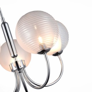 SLE1096-103-05 Светильник подвесной Хром/Прозрачный G9 5*5W AVEIRO-foto3