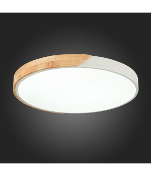 SLE200952-01 Светильник потолочный Белый, Светлое дерево/Белый LED 1*45W 3000K/4000K/6000K FESTA-foto3