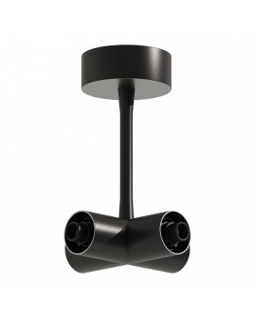 ST1602.469.00 Потолочный токопроводящий X-коннектор ST-Luce Черный TECHNO-foto3