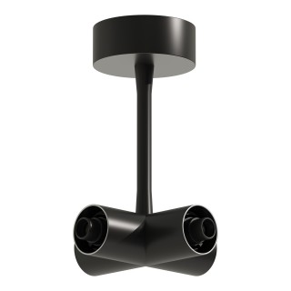 ST1602.469.00 Потолочный токопроводящий X-коннектор ST-Luce Черный TECHNO-foto3