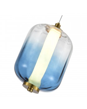 SL1193.323.01 Подвес ST-Luce Латунь/Голубой LED 1*10,8W 3000K SUMMER-foto3