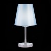 SLE105614-01 Прикроватная лампа Хром/Светло-голубой E14 1*40W PERAMONE